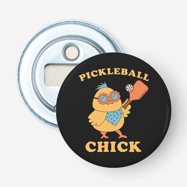 Décapsuleur Pickleball Chick - rétro (Devant)