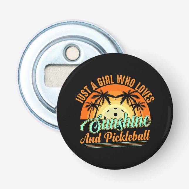Décapsuleur Pickleball femmes soleil (Devant)