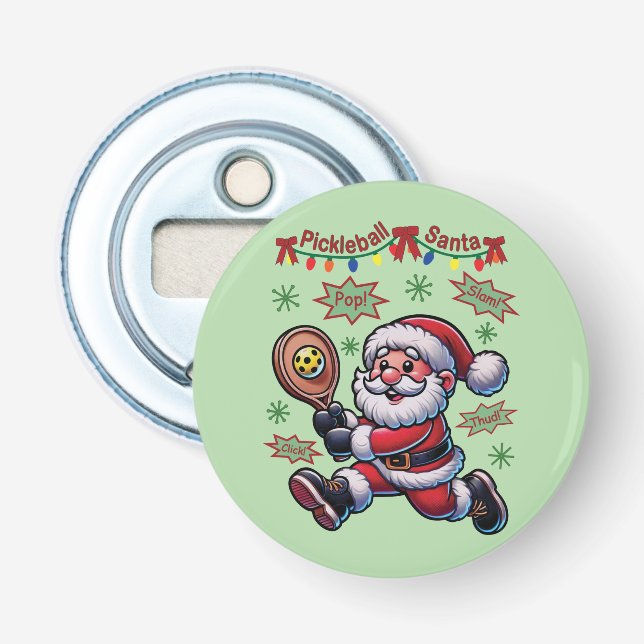 Décapsuleur Pickleball Noël du Père Noël (Devant)
