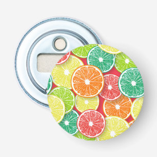 Décapsuleur Pièces de fruits d'agrumes pop art 2