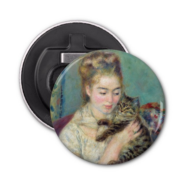 Décapsuleur Pierre-Auguste Renoir - Femme avec chat (Devant)