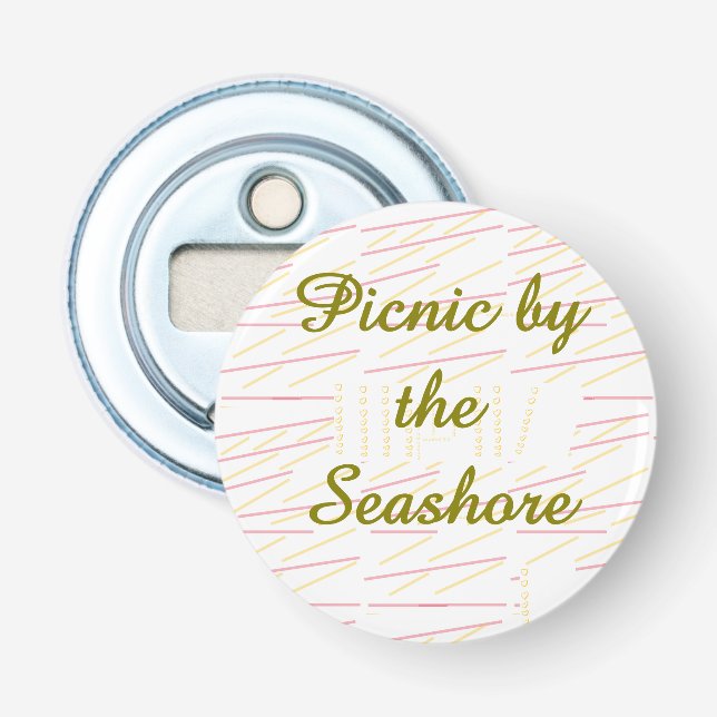 Décapsuleur Pique-nique au bord de la mer  (Devant)
