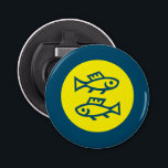 Décapsuleur Pisces Horoscope Bleu Jaune Moderne Minimaliste<br><div class="desc">Pensez-vous qu'il est difficile de choisir un design en fonction de votre personnalité et de vos goûts ? Peut-être que ce design rend votre travail plus facile. Regardez encore,  c'est certainement ce que vous cherchez.</div>