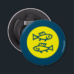 Décapsuleur Pisces Horoscope Bleu Jaune Moderne Minimaliste<br><div class="desc">Pensez-vous qu'il est difficile de choisir un design en fonction de votre personnalité et de vos goûts ? Peut-être que ce design rend votre travail plus facile. Regardez encore,  c'est certainement ce que vous cherchez.</div>