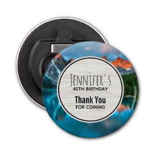 Décapsuleur Pittoresque Mountain & Lake Photographie Anniversa