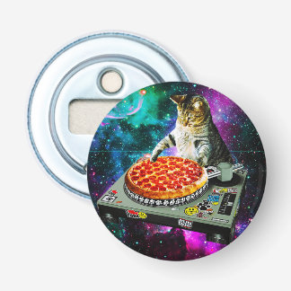 Décapsuleur Pizza de chat du DJ de l'espace