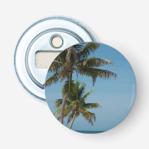 Décapsuleur Plage de palmiers et de sable blanc