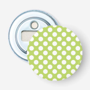 Décapsuleur Pois verts, Motif à points Polka, points, pointill