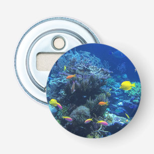 Décapsuleur Poisson Tropical Jaune Photo Sous L'Eau