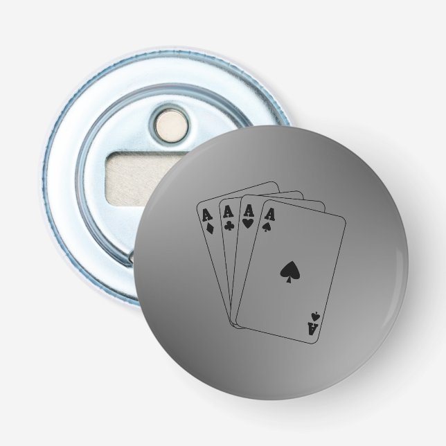 Décapsuleur Poker Aces (Devant)