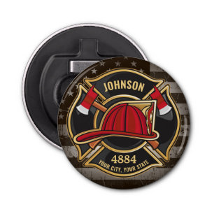 Décapsuleur Pompier NOM Pompier Pompier Département d'incendie