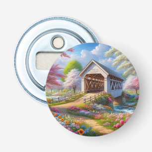 Décapsuleur Pont fleuri/ressort coloré et rivière