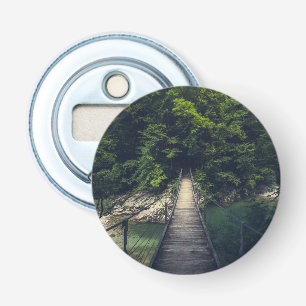 Décapsuleur Pont suspendu simple rivière Idrijca, Slovénie