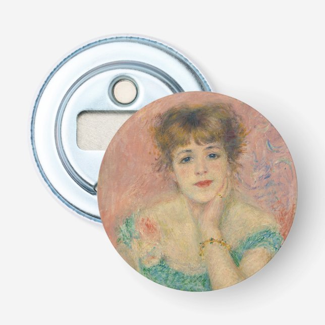 Décapsuleur Portrait de l'actrice Jeanne Samary, Auguste Renoi (Devant)