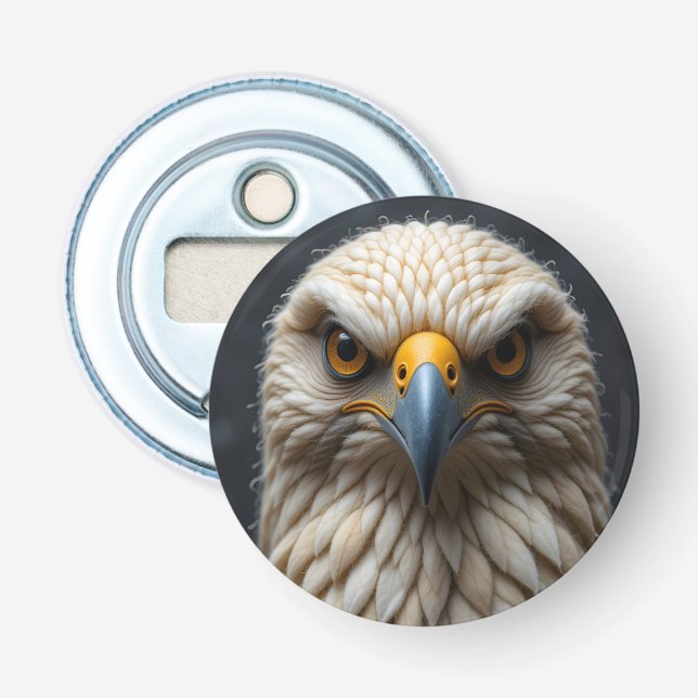 Décapsuleur Portrait d'oiseaux feuillés (Devant)