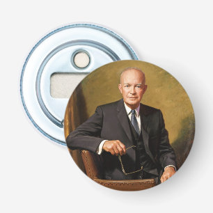 Décapsuleur Portrait du Président Américain Dwight Eisenhower