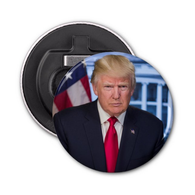 Décapsuleur Portrait officiel de Donald Trump (Devant)