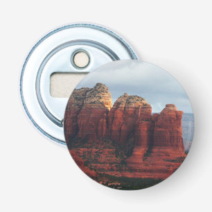 Décapsuleur Pot de café rocheux nuageux à Sedona Arizona