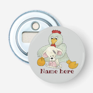Décapsuleur Poule et souris personnalisées