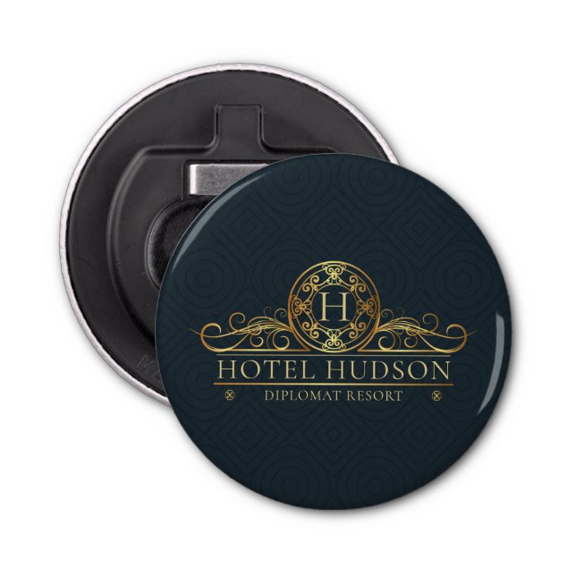 Décapsuleur Produit promotionnel de luxe de marque de l'hôtel (Devant)