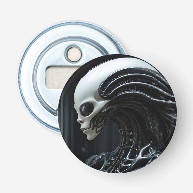 Décapsuleur Profil d'Alien reptillien (Devant)