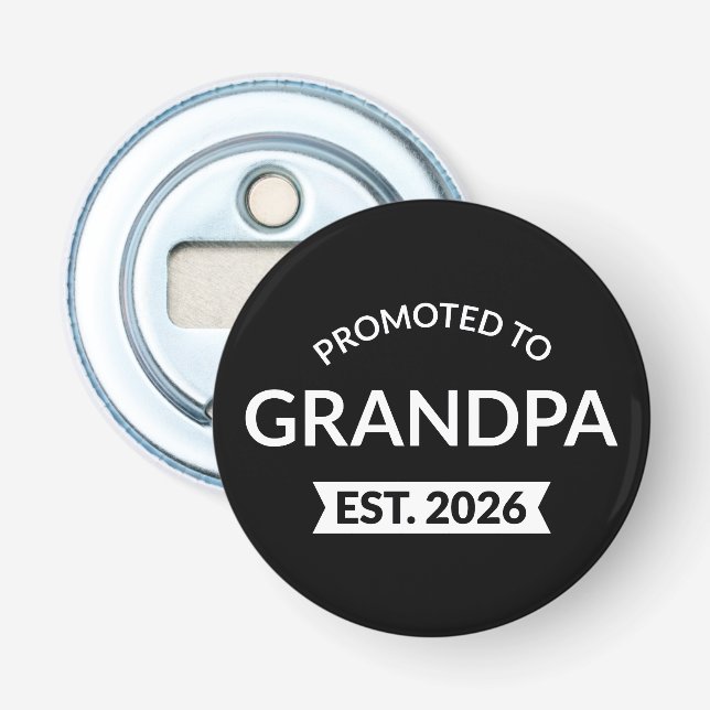 Décapsuleur Promu À Grand-Père Est. 2026 II (Devant)