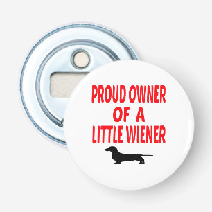 Décapsuleur Propriétaire fier d'un petit Wiener