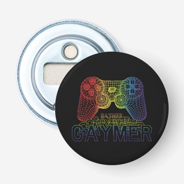 Décapsuleur Proud Gaymer, Jeu Gay pride (Devant)
