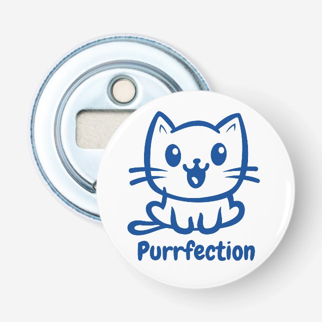 Décapsuleur Purfection, Très Mignonne Chat Anime (Devant)