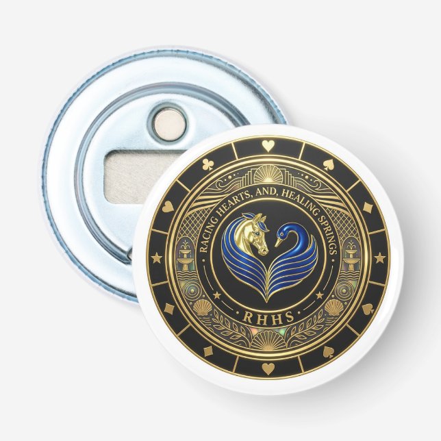 Décapsuleur  Racing Hearts and Healing Springs (Devant)