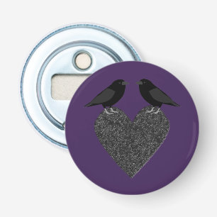 Décapsuleur Ravens gothiques et Coeur noir