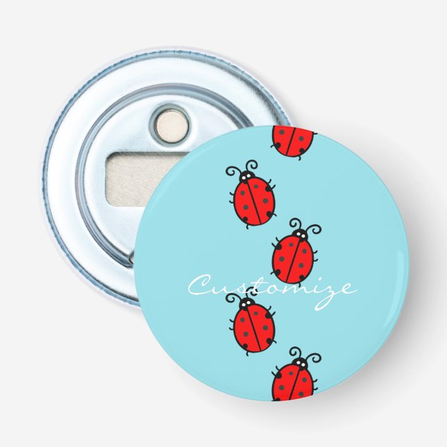 Décapsuleur Red Ladybugs Crawling Thunder_Cove (Devant)