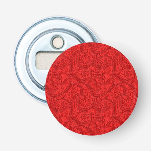 Décapsuleur Red Paisley (Devant)