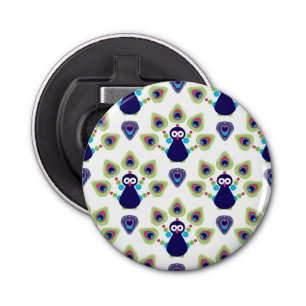 Décapsuleur rétro paon exotique de l'Inde