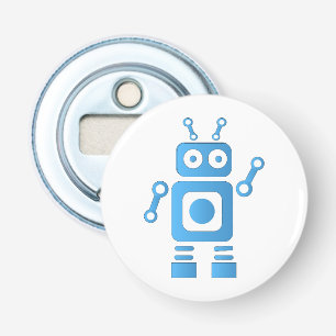 Décapsuleur Robot rétro bleu