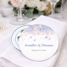 Romantic Pastel Cottagecore Wildflowers Wedding