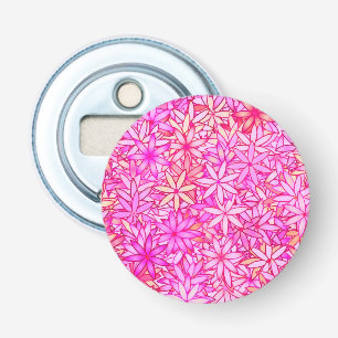 Décapsuleur rose, pêche, orchidée et fleurs de corail