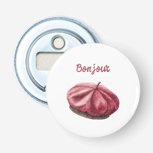 Décapsuleur Rouge Bonjour Béret