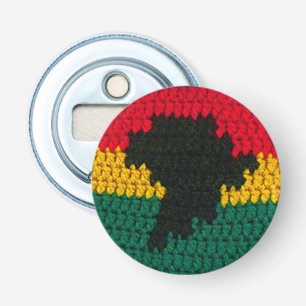 Décapsuleur Rouge or vert noir Afrique Carte Crochet Imprimer