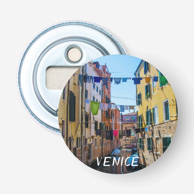 Décapsuleur Rue à Venise avec lave-linge Italie (Devant)