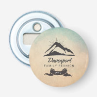 Rustic Mountain Illustration Réunion de famille
