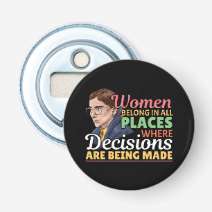 Décapsuleur Ruth Bader Ginsburg avocate féministe Juge