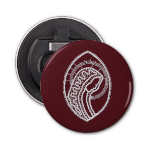 Décapsuleur Sainte Vierge Marie, dentelle