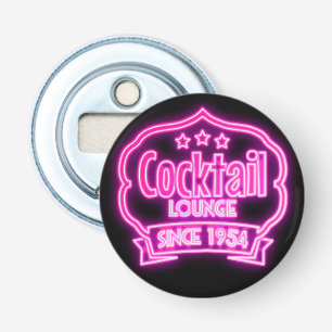 Décapsuleur Salon de cocktail rétro néon vintage bar à boisson