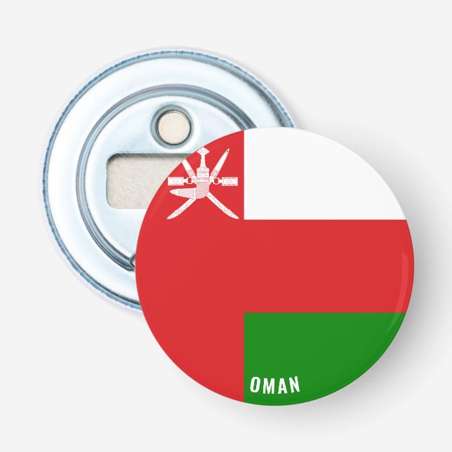 Décapsuleur Salut à Oman ! Splendide patriotique (Devant)
