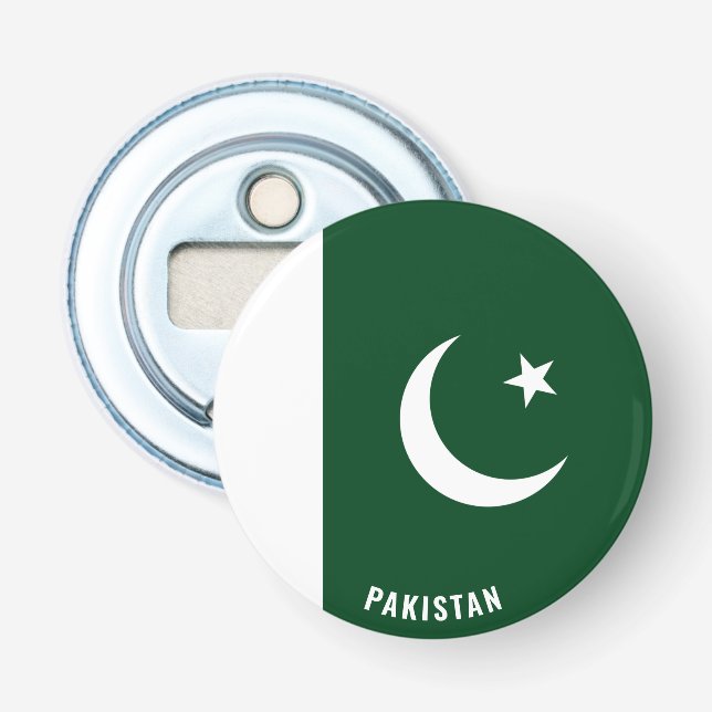 Décapsuleur Salut au Pakistan ! Splendide patriotique (Devant)