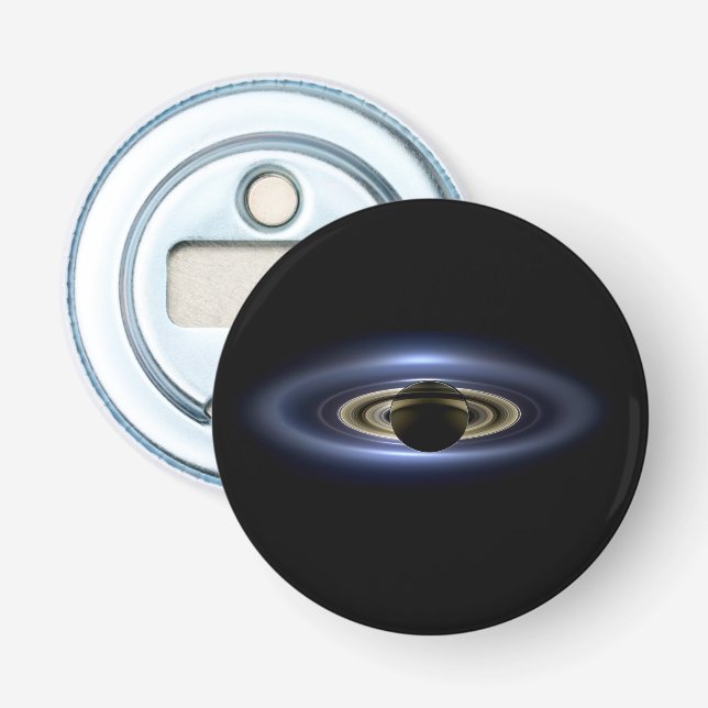 Décapsuleur Saturne éclipse le Soleil vu de l'orbiteur Cassini (Devant)