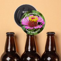 Sauvez les abeilles rose Zinnia Flower