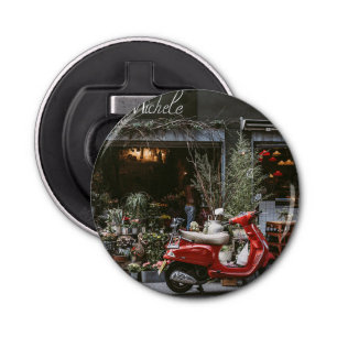 Décapsuleur Scooter rouge vintage