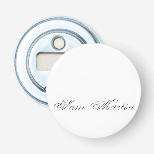 Décapsuleur Script minimaliste Joli Monogramme 3d